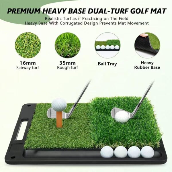 golf hitting pad lawn