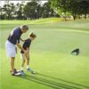 golf putter electric ball return device for golf putting practice