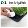 golf hitting pad lawn