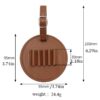 golf ball nail leather case golf ball nail leather case
