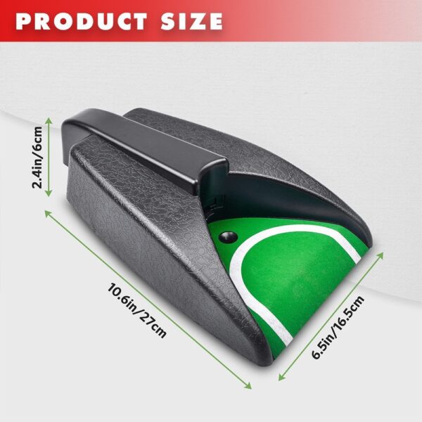 golf putter electric ball return device for golf putting practice