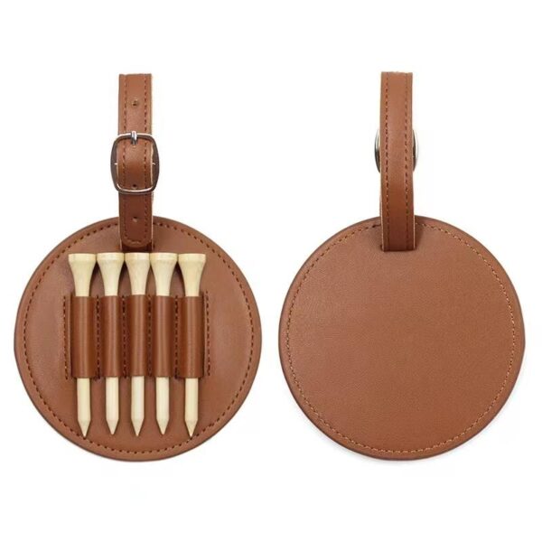 golf ball nail leather case golf ball nail leather case