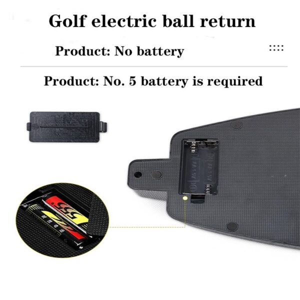 golf putter electric ball return device for golf putting practice