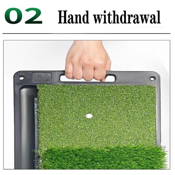 golf hitting pad lawn